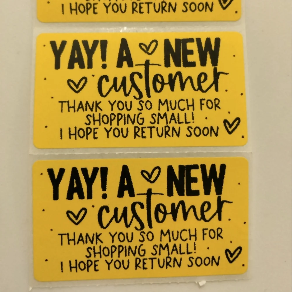 💙100 Yay New Customer- Shipping Labels Thermal Packaging Stickers 2.25